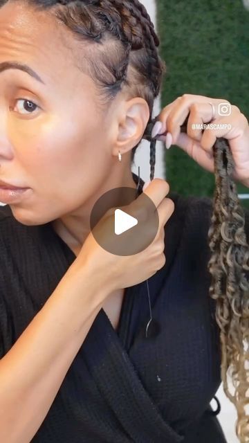 Black hair code on Instagram: "What do you think about this hack🥰 would you try it?
. 
Like/Tag someone if you love this❤️
Follow us @black_hair_code 👈🏽❤️

🎥: @marascampo
💫

.
.
#braids #hairstyles #melanin #theshaderoom #silkpress #viral #explore" Hairstyles After Taking Out Braids, Crochet Box Braids Hairstyles, Crochet Box Braids, Crochet Braids Hairstyles, Silk Press, Box Braids Hairstyles, Braids Hairstyles, Crochet Braids, Crochet Hair Styles