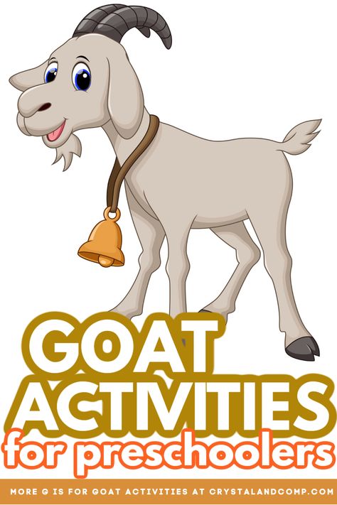 If you are doing a goat unit study with your preschoolers or in your homeschool or classroom, these goat crafts and activities are sure to be useful! Feed The Goat Activity, Preschool Goat Craft, Goat Activities For Toddlers, Three Billy Goats Gruff Activities Preschool, Goat Crafts For Toddlers, Goat Activities For Preschool, Goat Craft Preschool, Goat Crafts For Kids, Goat Activities