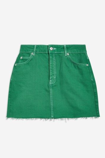 Green Denim Skirt Green Jean Skirt Outfit, Jean Skirt Outfit, Skirt Png, Green Denim Skirt, Oc Dress, Jean Skirt Outfits, Denim Skirt Outfits, Fashion Journals, Green Jeans