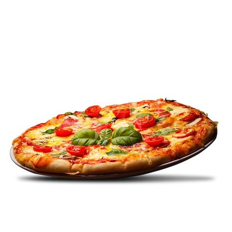 Photo a pizza with red peppers and basil... | Premium Photo #Freepik #photo Pizza Hd, Pizza Png, Mix Pizza, Bologna Sandwich, Meat Lovers Pizza, Supreme Pizza, Classic Pizza, Ham Sandwiches, Food Png