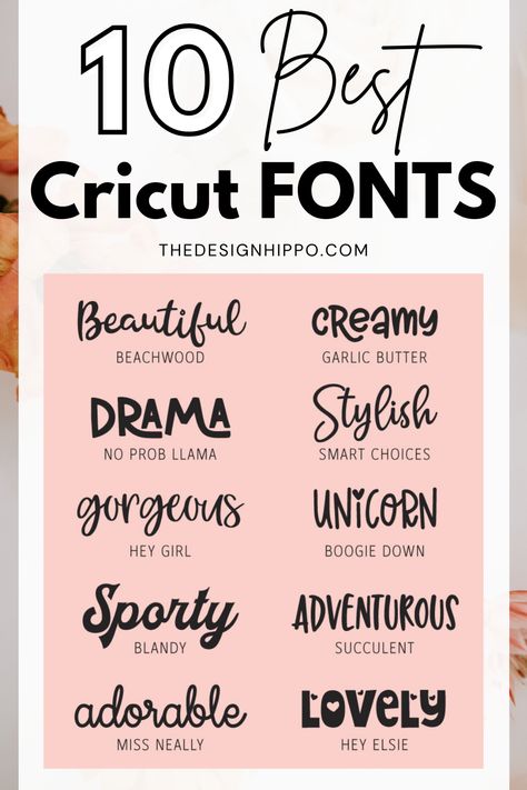 Download top free fonts for logos & branding! Best brush, script, & handwritten styles for commercial use. Click now! 🦂 Best Fonts On Cricut Design Space, Cricut Vinyl Ideas Inspiration, Most Popular Cricut Fonts, Cricut Fonts That Go Together, Cricut Font Combinations, Cricut Fonts Cheat Sheet, Best Fonts For Cricut, Tshirt Fonts, Best Cricut Fonts