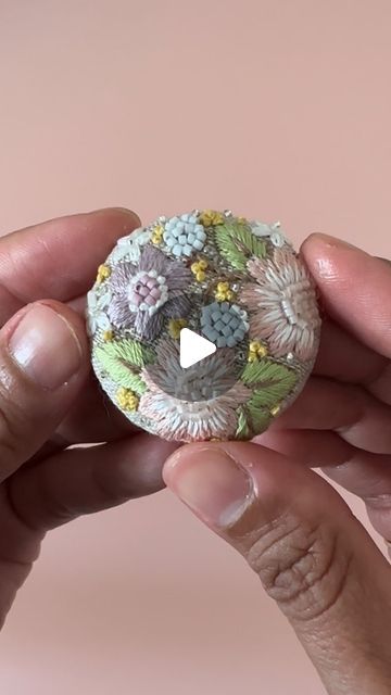 Ria Paramita on Instagram: "Today’s crafting is making a hand embroidery brooch" Portrait Embroidery Tutorial, Brooches Handmade Tutorials, Portrait Embroidery, Embroidery Brooch, Brooches Handmade, Embroidery Tutorials, Hand Embroidery, Brooches, Embroidery