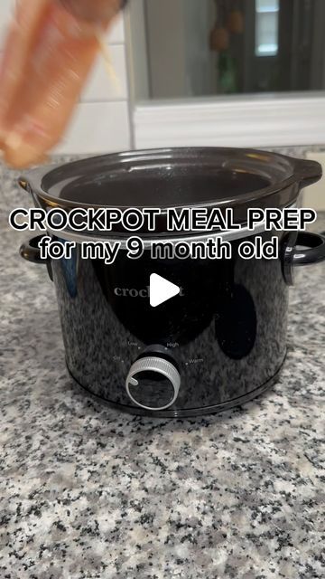 Brooke Stepp on Instagram: "Meal prepping for my 9 month old baby! I’m terrified of BLW, but she’s been so interested in solids and this will be a good option that won’t freak me out too bad!   #babyfood #feedingmybaby #blw #nonblw #crockpot #mealprep #dinner #blwideas #babyfoodideas" 7 Month Blw Meals, Blw Crockpot Recipes, Dinners For 9 Month Old, Dinner Ideas For 9 Month Old, Easy 9 Month Old Meals, Dinner For 9 Month Old, Recipes For 9 Month Old Baby, Blw Recipes 9 Months, Toddler Crockpot Meals