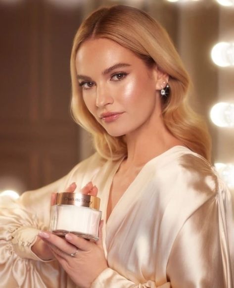 Lil James, Charlotte Tillbury, Chasing Shadows, Charlotte Tilbury Magic Cream, Pride And Prejudice And Zombies, Magic Cream, Charlotte Tilbury Makeup, Wedding Makeup Looks, Lily James