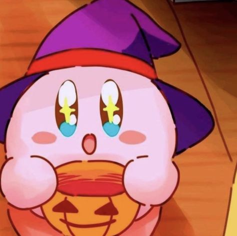 Kirby Matching Icons, Cute Kirby Pfp, Kirby Halloween, Cute Halloween Pfp, Halloween Profile Pics, Kirby Pokemon, Match Profile, Halloween Matching, Sally Face Game