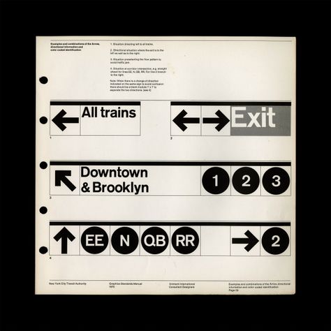 The Classic Standards Manual Exclusively Re Released On Kickstarter Subway Design, Subway Sign, Navigation Design, Massimo Vignelli, Subway Map, New York Subway, Nyc Subway, Wayfinding Signage, Signage Design