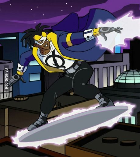 Who remembers this? Black Lightning Static Shock, Shock Tattoo, 90s Cartoon Characters, Static Shock, Arte Dc Comics, Black Cartoon Characters, Black Lightning, Dc Movies, Black Characters