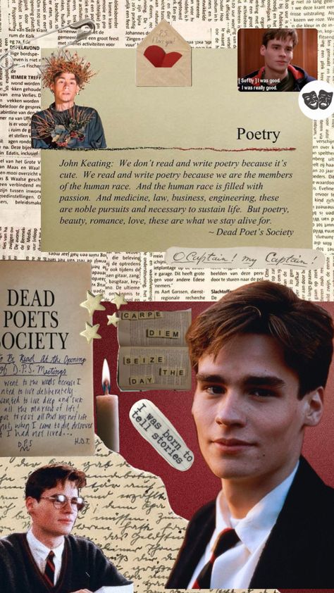 #neilperry my love<3 #deadpoetsociety #dps #new #fyp #movieshuffle Neil Perry Wallpaper, Neil Perry, Yoshitomo Nara, Dead Poets Society, Nara, Reading Writing, Poets, My Love, Poetry