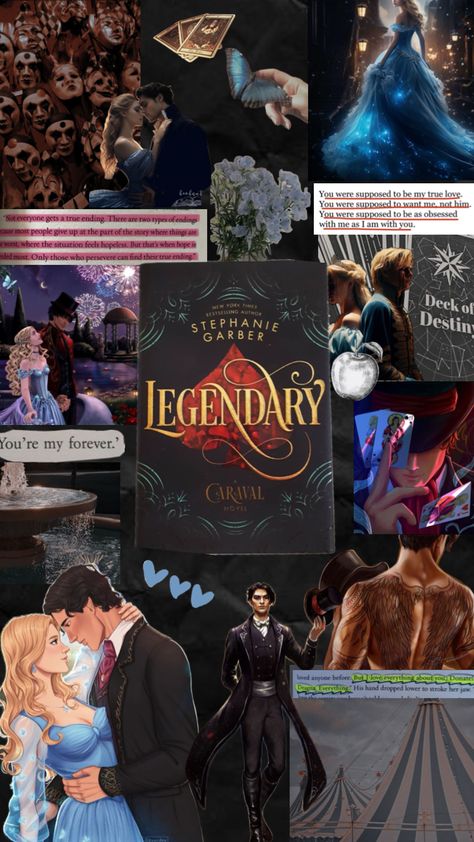 Legendary💌🩵🃏 #legendary #legendary #stephaniegarber #donatelladragna #tellalegend #tellajacks #legend #jacks #dantesantos Legendary Book Fanart, Caraval Book, Collage Book, Book Wallpaper, Book Annotation, Book Posters, World Of Books, Fantasy Novels, Fan Book