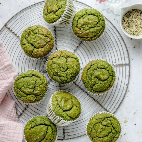 Banana Spinach Muffins, Smoothie Muffins, Carrot Zucchini Muffins, Healthy Greens, Spinach Muffins, Blender Muffins, Ambitious Kitchen, Gluten Free Banana, Gluten Free Muffins