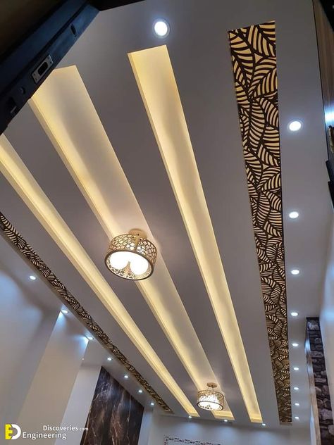 Ceiling Wood Design, Hanging Plant Decor Ideas, Hanging Plant Decor, False Ceiling Ideas, House Hall Design, Best False Ceiling Designs, Drop Ceilings, Pop False Ceiling, Hall Ceiling