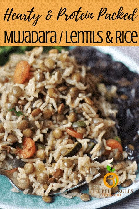 Mujadara Recipe, Lentils Rice, Rice And Veggies, Instant Pot Yogurt, French Green Lentils, Lentils And Rice, How To Cook Beans, Rice Dish, Lentil Recipes