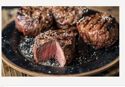 Butcher's Cut, Mignon Steak, Filet Mignon Recipes, Filet Mignon Steak, Omaha Steaks, Pellet Grill Recipes, Traeger Recipes, Perfect Steak, Traeger Grill