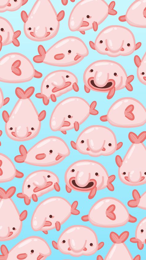 Blobfish Wallpaper Explore more 30 cm, Australia, Blobfish, New Zealand, Psychrolute wallpaper. https://www.whatspaper.com/blobfish-wallpaper-4/ Blob Fish, Australia Wallpaper, Fish Wallpaper, Fish Drawings, Pattern Iphone Case, Kawaii Wallpaper, Cute Backgrounds, Cute Wallpaper Backgrounds, Background Pictures