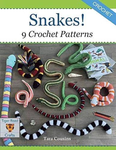 Snakes! 9 Crochet Patterns by Tara Cousins - crochet envy Crochet Snakes, Crochet Snake, Rainbow Snake, Confection Au Crochet, Magical Rainbow, Amigurumi Ideas, Crochet Animal, Snake Patterns, Fun Crochet Projects