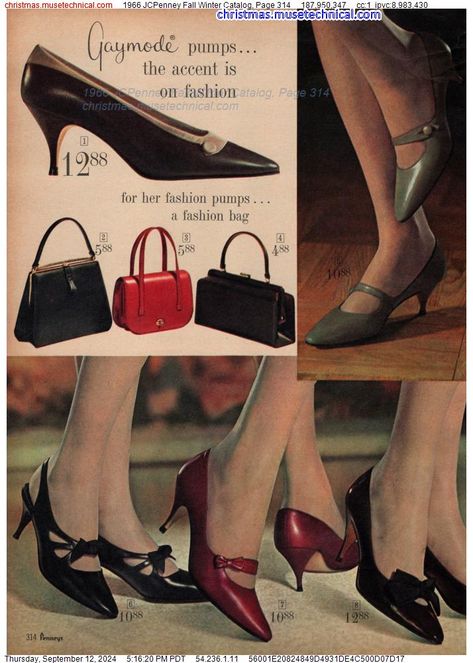 60s Heels, 60s Shoes, Nostalgic Fashion, 1960s Shoes, 1960 Fashion, Fashion Catalogue, 1960s Fashion, Vintage Lingerie, Winter Shoes