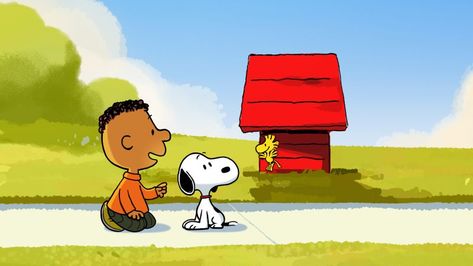 Franklin gets his moment in the spotlight in ‘overdue’ new ‘Peanuts’ special | CNN Live Action Animation, Charlie Brown Thanksgiving, Woodstock Snoopy, Peanuts Movie, Camp Snoopy, Peanuts Comic Strip, Peanuts Characters, Charlie Brown Peanuts, Black Characters