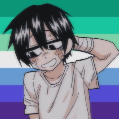 Anime Character, A Man, Rainbow, Anime