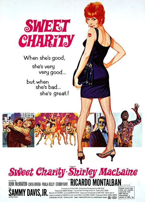 New York Dance, Charity Poster, Edge Of Tomorrow, Bob Fosse, Sweet Charity, Sammy Davis Jr, Shirley Maclaine, Drive In Movie, A Star Is Born