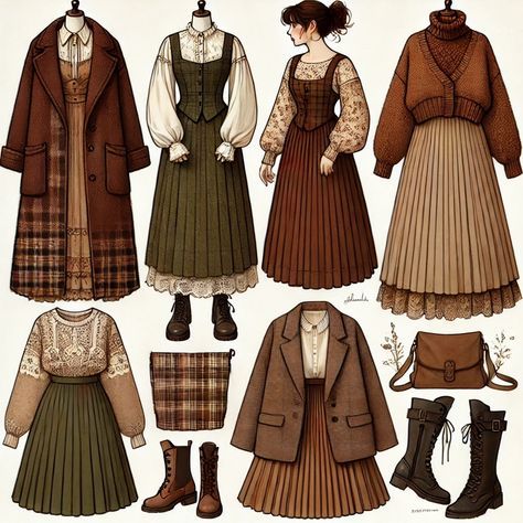 Old Fashioned Womens Clothing, 1800s Aesthetic Outfits, Anne Shirley Outfit Inspiration, Jo March Outfit Inspiration, Edwardian Inspired Outfits, 1800s Outfit Women, Little Women Halloween Costumes, Anne With An E Inspired Outfits, Little Women Outfits Movie