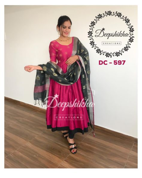 Deepshika Creations Anarkali, Deepshika Creations Dresses, Deepshikha Creations, Designer Anarkali Dresses, Anarkali Dresses, Fashion Show Dresses, Indian Outfits Lehenga, Anarkali Dress Pattern, Salwar Dress