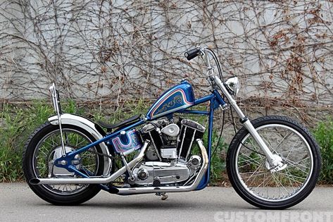 Ironhead Sportster, Sportster Chopper, Hd Sportster, Custom Motorcycles Bobber, Old School Chopper, Custom Sportster, Harley Bobber, Bobber Bikes, Harley Davidson Chopper