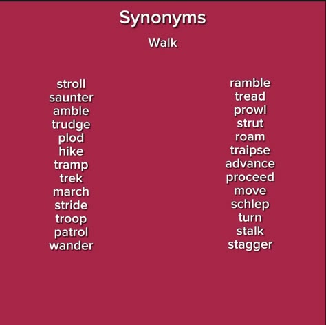 Walking Synonyms, Different Words For Walk, Words For Walk, Walked Synonyms, Walk Synonyms, Synonyms For Walk, Other Words For Walk, Appearance Description, Other Words For Walked