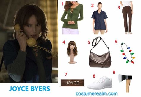 Joyce Halloween Costume, Joyce Byers Outfit, Outfit Ideas Character, Joyce Byers Costume, Haunted House Project, Character Tips, Stranger Things Outfit, Emo Clothes, Joyce Byers