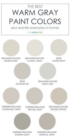 Sherwin Williams Revere Pewter, Warm Gray Paint Colors, Behr Paint Colors Grey, Warm Grey Paint, Warm Grey Paint Colors, Warm Gray Paint, Roofing Colors, Gray Paint Colors, Life On Virginia Street