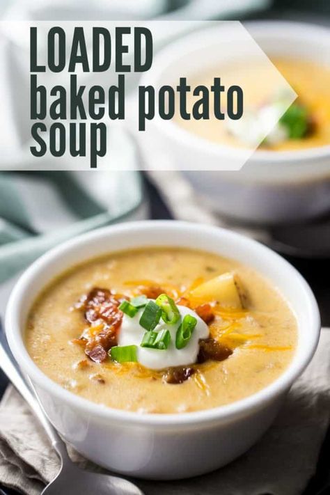 Potato Soup Stovetop, Holidays Appetizers, Soup Stovetop, Appetizers Kids, Baked Potato Soup Easy, Loaded Baked Potato Soup Recipe, Baked Potato Soup Recipe, Cheesy Potato Soup, Potato Soup Easy