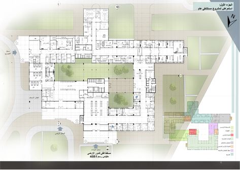 hospital project portfolio on Behance Hospital Zoning Diagram, Clinic Architecture Healthcare Design, Hospital Plans Architecture, Hospital Project Architecture, Hospital Design Architecture Floor Plans, Hospital Layout Floor Plans, Hospital Design Architecture Concept, Hospital Plan Design, Hospital Plan Architecture