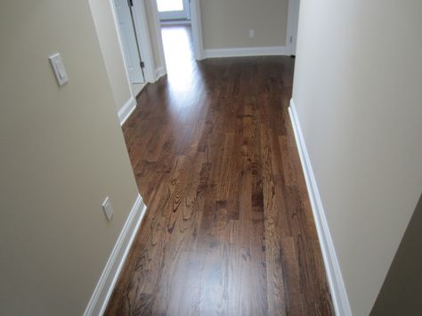 Red Oak Wood Floors, Log Bedroom Furniture, Hardwood Floor Stain Colors, Oak Floor Stains, Log Bedroom, Staining Wood Floors, Floor Stain Colors, Provincial Stain, Red Oak Floors