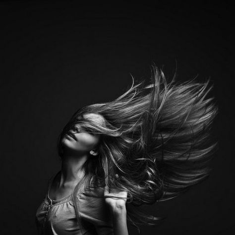 Emotion of Hair: Simple but Stunning Hair Photography by Marc Laroche Hair Wind, Windswept Hair, Indian Eyes, Gcse Photography, Blowing In The Wind, Hair Photography, Photo Noir, White Pictures, Hair Flip