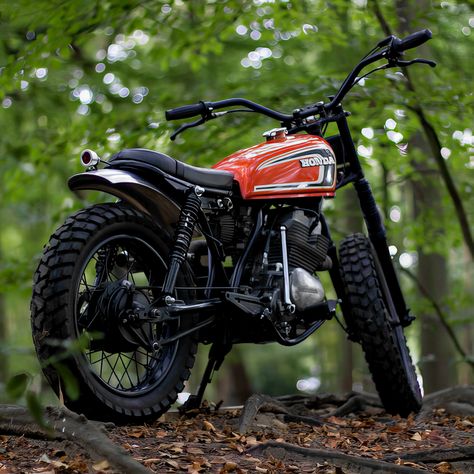 Honda Scrambler 125, Brat Motorcycle, Motor Custom, Honda Scrambler, Moto Custom, Bike Ideas, Custom Bike, Custom Ideas, But First