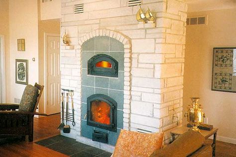 Masonry Heater, Wood Burning Heaters, Masonry Fireplace, Wood Heater, Brick Masonry, Improve Indoor Air Quality, Rocket Stoves, Wood Fireplace, Custom Glass