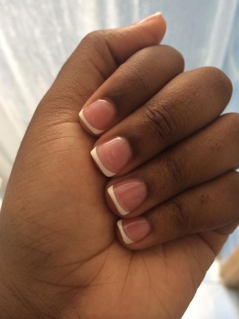 Gel overlay french tip Gel Overlay French Tip, Gel Overlay Nails French Tip, Acrylic Overlay Nails French Tip, Natural Nails With French Tip, Gel Overlay Nails Natural Short French Tip, Short Gel Overlay, Natural Short French Tip, Short French Tip Overlay, Super Short Nails French Tip