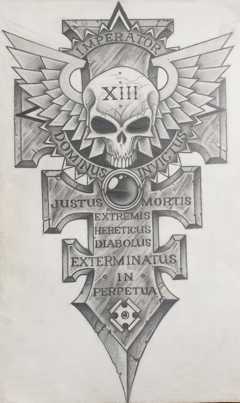 40k Tattoo Ideas, 40k Tattoo Warhammer, Black Templars 40k Tattoo, Starfield Tattoo, Warhammer Art 40k, Wh40k Tattoo, Space Marine Tattoo, Warhammer Tattoo Ideas, Warhammer 40k Tattoo Ideas