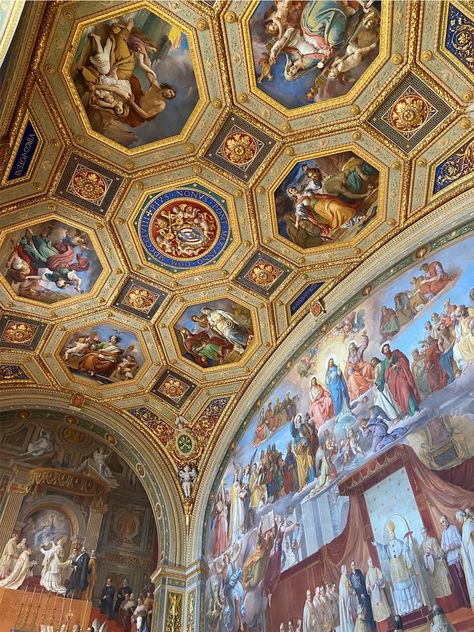 Vatican ceiling rome museum Rome Museums, Vatican Rome, Rome City, Luxury Travel Destinations, Vatican Museums, Museum Architecture, Vatican City, Ancient Rome, Rome Italy