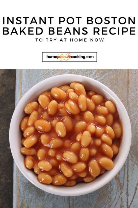 Transform your dinner time with our Instant Pot Boston Baked Beans, a must-try for fans of "instant pot dinner recipes." This hearty dish brings the perfect blend of flavors, making it an irresistible addition to your meal plan. Discover more at homepressurecooking.com and spice up your kitchen! #InstantPotMagic #BeansRecipe #FamilyDinner #HomeCooking #PressureCooking Baked Beans Recipe Instant Pot, Navy Beans Instant Pot, Navy Beans Recipe, Boston Baked Beans Recipe, Beans In Instant Pot, Navy Bean Recipes, Instant Pot Healthy Recipes, Beans Instant Pot, Instant Pot Healthy