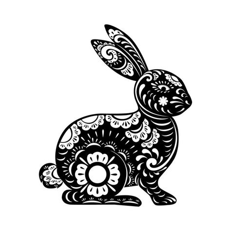 Unique Paper Craft Art Transforming Paper into Masterpieces Year Of Rabbit, Rabbit Silhouette, Paper Peonies, Art Cut, Easter Bunny Crafts, Laser Cut Patterns, Silhouette Images, Rabbit Art, Year Of The Rabbit