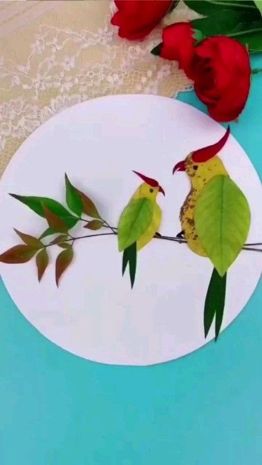 Diy & Craft Fair в Instagram: «Food art || DIY || ❤️ 𝔻𝕠𝕦𝕓𝕝𝕖 𝕥𝕒𝕡 ❤️ 📌Tag others who will love to make it * * * * No intension of copyright infringement ❌ DM for credit…» Leaf Art For Kids, Leaf Crafts Kids, Leaf Art Diy, Dry Leaf Art, Pressed Flower Crafts, Leaf Crafts, Diy Decor Ideas, Home Diy Ideas, Budget Home