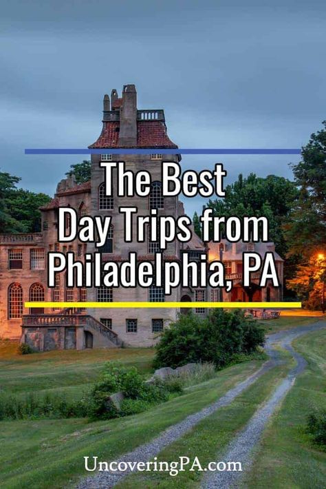 There are many fantastic day trips from Philadelphia that you can take to explore southeastern Pennsylvania's history, culture, and natural beauty. Here are a few of my personal favorites. Day Trips From Philadelphia, Pa Day Trips, Philadelphia Trip, Vacay Ideas, Delaware Water Gap, Pennsylvania History, Pennsylvania Travel, Travel 2024, Adventure Tourism