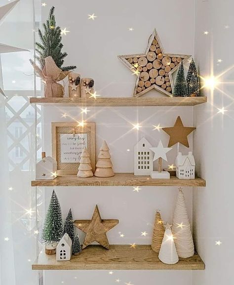 Minimalist Christmas Decor, Neutral Christmas Decor, Cozy Christmas Decor, Modern Christmas Decor, Christmas Decor Inspiration, Xmas Deco, Christmas Themes Decorations, Minimalist Christmas, Christmas Decorations For The Home