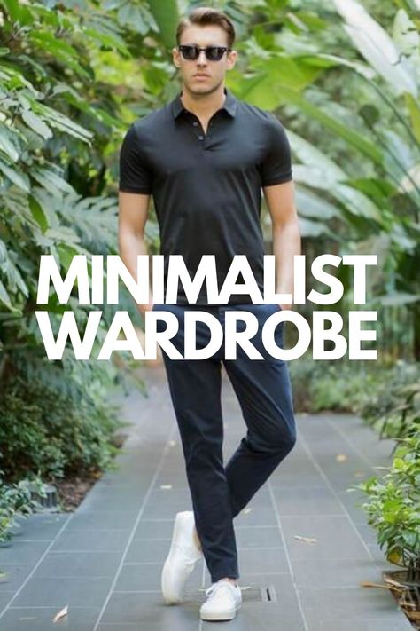 Here is a complete guide to build youw own minimalist Capsule wardrobe Men’s Tech Wear Fashion, Minimalist Style For Men, Mens Capsule Wardrobe Casual Minimalist, Men Basics Wardrobe, Male Wardrobe Essentials, Men’s Minimalist Wardrobe, Men’s Street Wear Capsule Wardrobe, Men’s Capsule Wardrobe 2023, Men’s Capsule 2024