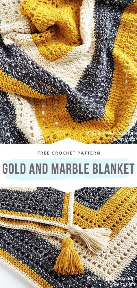 Crochet Square Blanket, Crochet Blanket Pattern Easy, Crocheted Blanket, Confection Au Crochet, Crochet Blanket Afghan, Crochet Blanket Designs, Visual Memory, Blanket Ideas, Crochet Simple