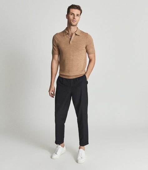 College Outfits Men, Polo Shirt Outfits, Shirt Outfit Men, Mens Fashion Work, Pants Outfit Men, Mens Summer Outfits, Guys Clothing Styles, Mens Fashion Casual Outfits, Stylish Mens Outfits