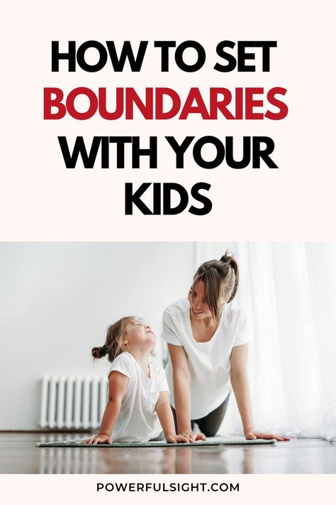 How To Set Boundaries With Kids Boundaries With Kids, Parenting Knowledge, Parenting Ideas, Set Boundaries, Setting Boundaries, Good Parenting, Positive Parenting, Parenting Tips, Kids Parenting