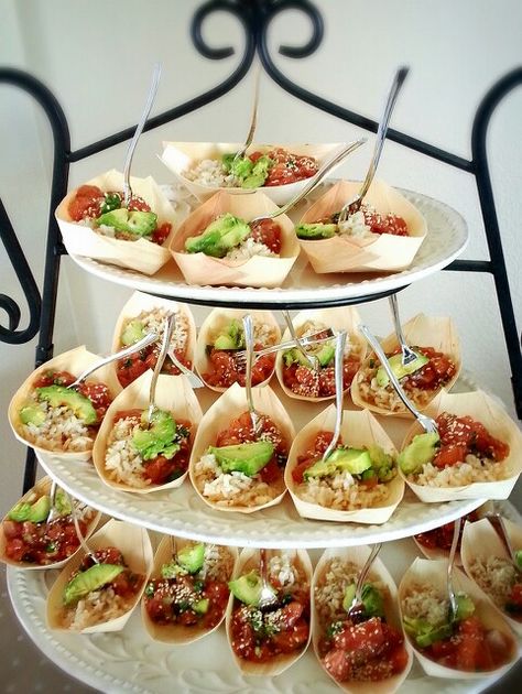 New Years Eve Appetizers, Cold Party Appetizers, Easy Canapes, Super Easy Appetizers, Individual Appetizers, Fresh Appetizers, Small Bites Appetizers, New Year's Eve Appetizers, Make Ahead Appetizers