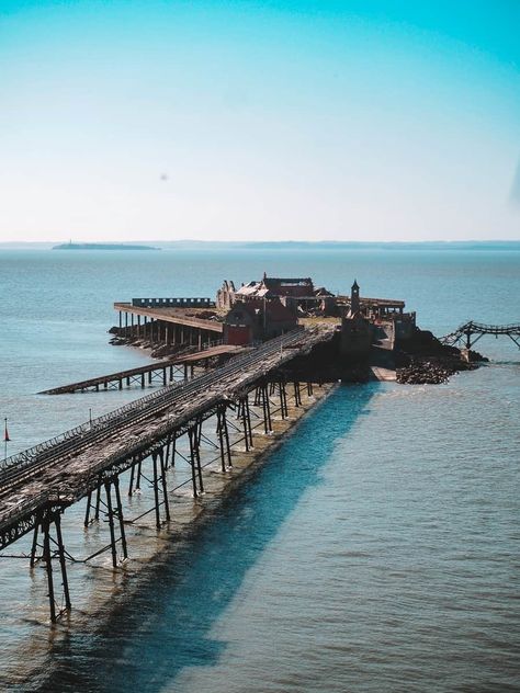 Birnbeck Pier Architecture Reference, District 4, Weston Super Mare, Twelfth Night, Clock Tower, End Of The World, Bay Bridge, Stop Motion, Writing Inspiration