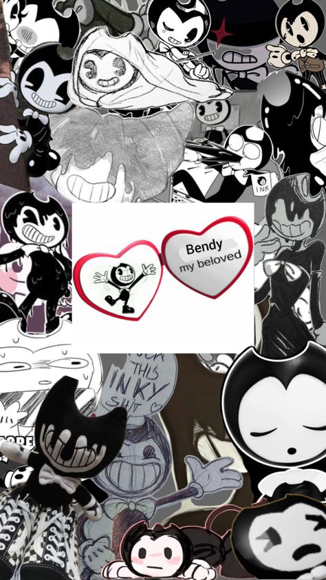 Ink Bendy, Ink Demon, Alice Angel, Character Analysis, Ink Machine, Drawing Anime Clothes, Bendy And The Ink Machine, Black Aesthetic Wallpaper, Aesthetic Iphone